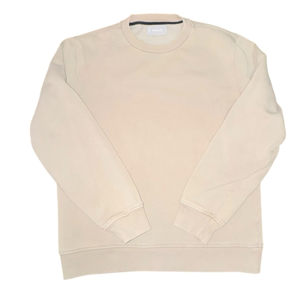 Everlane Organic Cotton Fleece Crewneck Sweatshirt size M